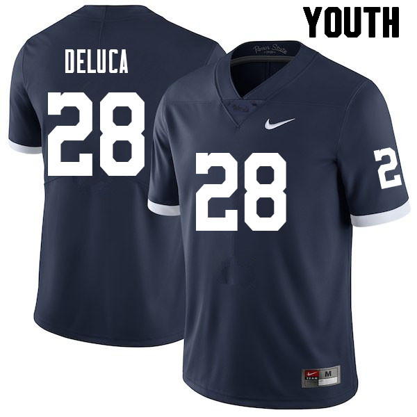 NCAA Nike Youth Penn State Nittany Lions Dominic DeLuca #28 College Football Authentic Navy Stitched Jersey AVX2898XR